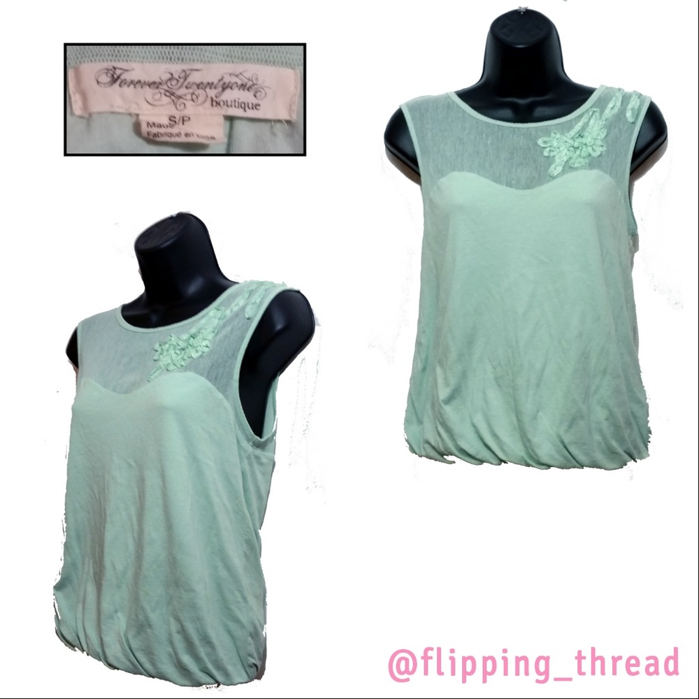 forever 21 Boutique Illusion Top - Size S/P